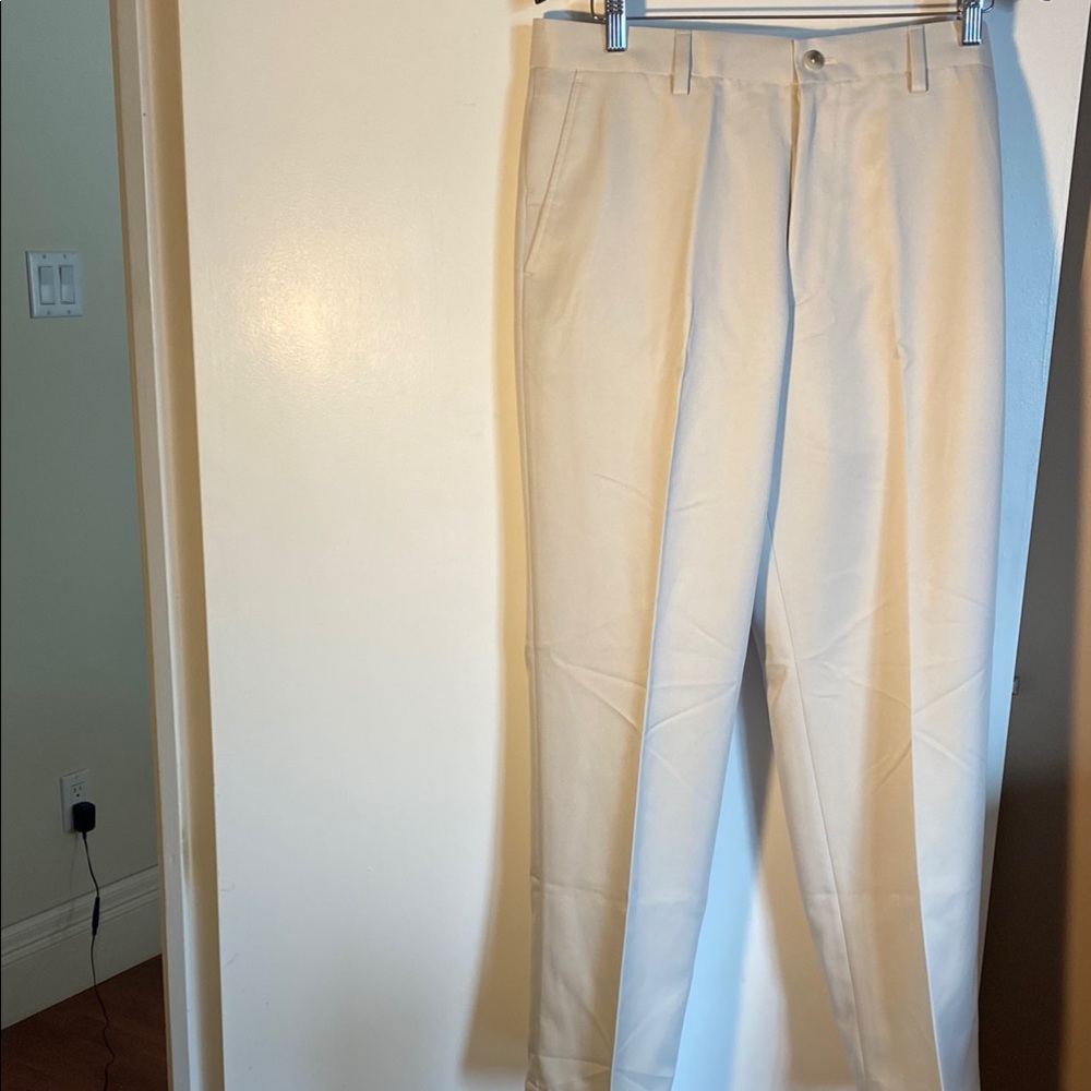 Greg Norman Collection Cream Dress Pants